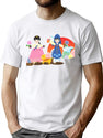 Hanbok Korean Wedding Bootleg Graphic T-Shirt - White