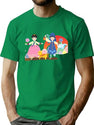 Hanbok Korean Wedding Bootleg Graphic T-Shirt - Green