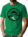 Handshake Bootleg Graphic T-Shirt - Green
