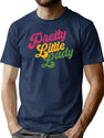 Handsome Podcast Pretty Little Lady Premium Heavyweight Cotton T-Shirt - Navy
