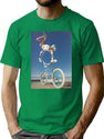 Hang Time T-Shirt for Men & Women, T-Shirts Graphic Tee - Green