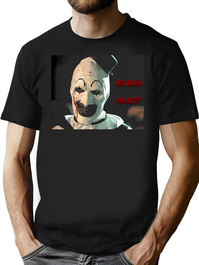 Hanging Art T-Shirt for Men & Women, T-Shirts Graphic Tee - Black