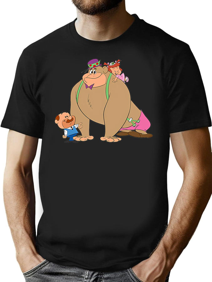 Hanna Barbera (2) T-Shirt for Men & Women, T-Shirts Graphic Tee - Black