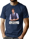 Happy Birthday Matthew Morrison Premium Heavyweight Cotton T-Shirt - Navy