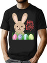 Happy Easter T-Shirt for Men & Women, T-Shirts Graphic Tee - Black