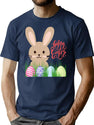 Happy Easter T-Shirt for Men & Women, T-Shirts Graphic Tee - Navy