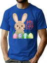 Happy Easter T-Shirt for Men & Women, T-Shirts Graphic Tee - Blue