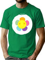 Harmony Bear Smile Flower Funny Halloween Bear Costume Gift T-Shirt for Men & Women, T-Shirts Graphic Tee - Green