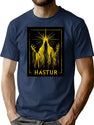 Hastur The King In Yellow T-Shirt for Men & Women, T-Shirts Graphic Tee - Navy