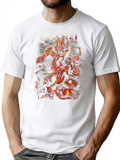 Hatchet Victor Crowley Lives T-Shirt for Men & Women, T-Shirts Graphic Tee - Black