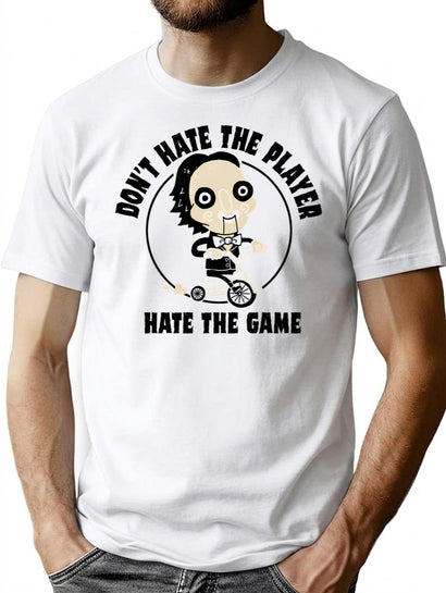 Hate The Game T-Shirt for Men & Women, T-Shirts Graphic Tee - Black