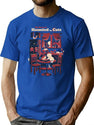 Haunted By Cats T-Shirt for Men & Women, T-Shirts Graphic Tee - Blue