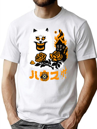 Hausu - Japanese Horror T-Shirt for Men & Women, T-Shirts Graphic Tee - Black
