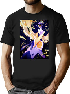 Hazbin Hotel Adam Classic Premium Heavyweight Cotton T-Shirt - Black