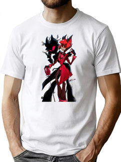 Hazbin Hotel Alastor Classic  Premium Heavyweight Cotton T-Shirt - Black