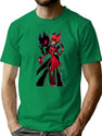 Hazbin Hotel Alastor Classic  Premium Heavyweight Cotton T-Shirt - Green