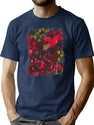 Hazbin Hotel Alastor Spring Essential Premium Heavyweight Cotton T-Shirt - Navy