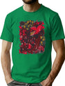 Hazbin Hotel Alastor Spring Essential Premium Heavyweight Cotton T-Shirt - Green