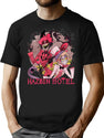 Hazbin Hotel Alastor and Lucifer Classic T-Shirt for Men & Women, T-Shirts Graphic Tee - Black