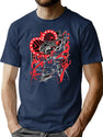 Hazbin Hotel Angel Dust Classic 0787y Black Premium Heavyweight Cotton T-Shirt - Navy