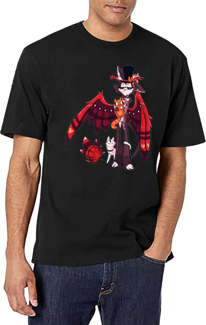 Hazbin Hotel - Husk Classic Black T-Shirt - Black