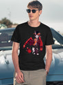 Hazbin Hotel - Husk Classic Black T-Shirt - Navy