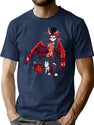 Hazbin Hotel - Husk Classic Premium Heavyweight Cotton T-Shirt - Navy