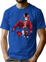 Hazbin Hotel - Husk Classic Premium Heavyweight Cotton T-Shirt - Blue