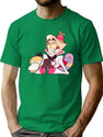 Hazbin Hotel Lucifer Morningstar Classic Premium Heavyweight Cotton T-Shirt - Green