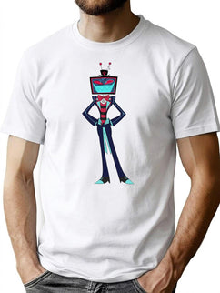 Hazbin Hotel - vox Classic Premium Heavyweight Cotton T-Shirt - Black