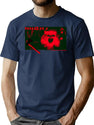He Sees You When Youre Sleeping T-Shirt for Men & Women, T-Shirts Graphic Tee - Navy