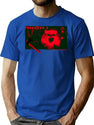 He Sees You When Youre Sleeping T-Shirt for Men & Women, T-Shirts Graphic Tee - Blue