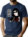 Heavier Than A Death In The Family Bootleg Graphic T-Shirt - Navy