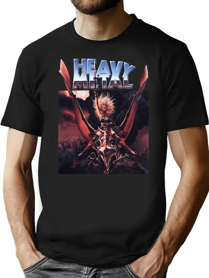 Heavy Metal Movie T-Shirt for Men & Women, T-Shirts Graphic Tee - Black