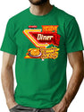 Heckboy Diner Sign T-Shirt for Men & Women, T-Shirts Graphic Tee - Green