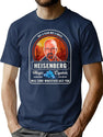 Heisenberg Magic Crystals T-Shirt for Men & Women, T-Shirts Graphic Tee - Navy