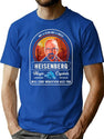 Heisenberg Magic Crystals T-Shirt for Men & Women, T-Shirts Graphic Tee - Blue