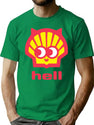 Hell In A Shell Bootleg Graphic T-Shirt - Green