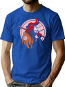 Hellboy T-Shirt for Men & Women, T-Shirts Graphic Tee - Blue