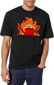 Hellmo Funny Cake Meme Black T-Shirt - White