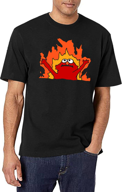 Hellmo Funny Cake Meme Black T-Shirt - Black
