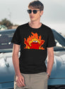 Hellmo Funny Cake Meme Black T-Shirt - Navy
