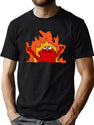 Hellmo Funny Cake Meme Black T-Shirt - Green