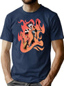 Helluva Boss - Blitzo Stolas Rock T-Shirt for Men & Women, T-Shirts Graphic Tee - Navy