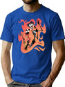 Helluva Boss - Blitzo Stolas Rock Premium Heavyweight Cotton T-Shirt - Blue