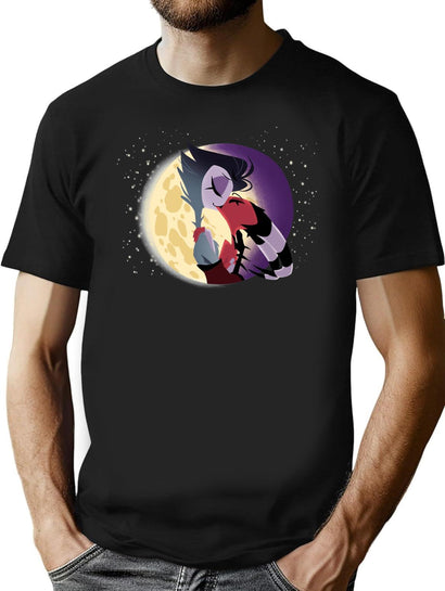Helluva Boss - Blitzo x Stolas Classic T-Shirt for Men & Women, T-Shirts Graphic Tee - Black
