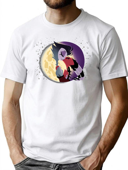 Helluva Boss - Blitzo x Stolas Classic T-Shirt for Men & Women, T-Shirts Graphic Tee - Black