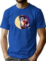 Helluva Boss - Blitzo x Stolas Classic Premium Heavyweight Cotton T-Shirt - Blue