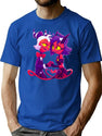 Helluva Boss Millie And Moxxie Premium Heavyweight Cotton T-Shirt - Blue