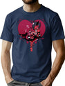 Helluva Boss Moxxie and Millie Classic T-Shirt for Men & Women, T-Shirts Graphic Tee - Navy